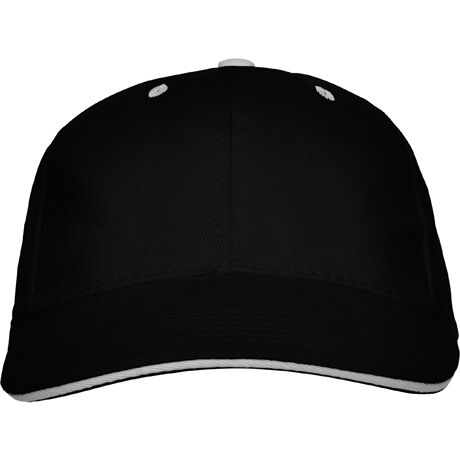 GORRA PANEL UNISEX NEGRO TALLA UNICA