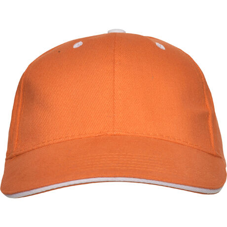 GORRA PANEL UNISEX NARANJA TALLA UNICA