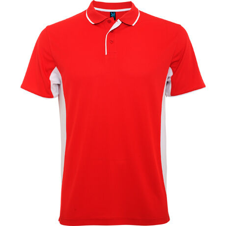 POLO MONTMELO HOMBRE ROJO/BLANCO TALLA S