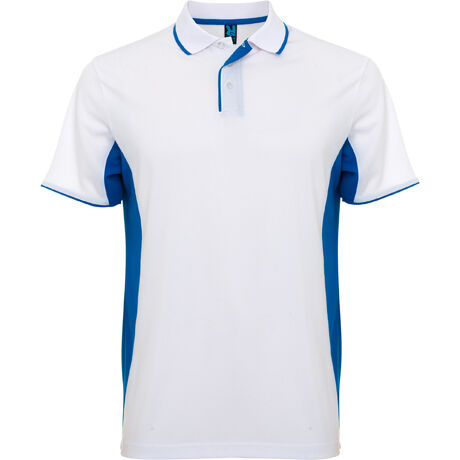 POLO MONTMELO HOMBRE BLANCO/ROYAL TALLA M