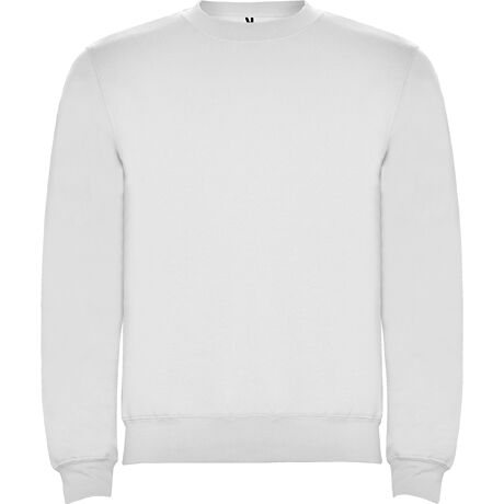 SUDADERA CLASICA UNISEX BLANCO TALLA S