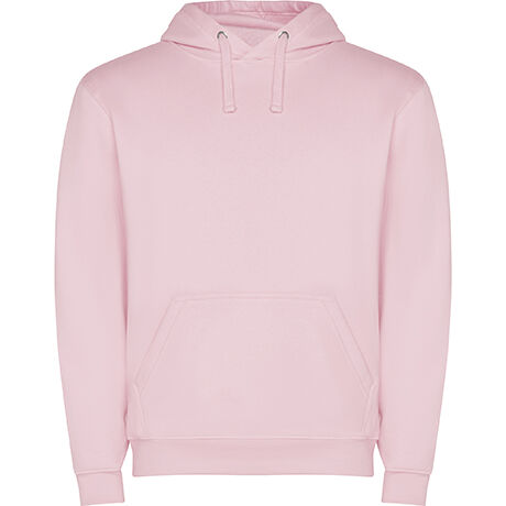 SUDADERA CAPUCHA UNISEX ROSA CLARO TALLA 3/4