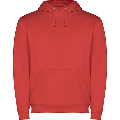 SUDADERA CAPUCHA UNISEX ROJO TALLA 3/4