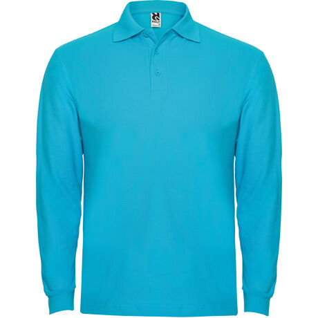 POLO ESTRELLA L/S HOMBRE TURQUESA TALLA S