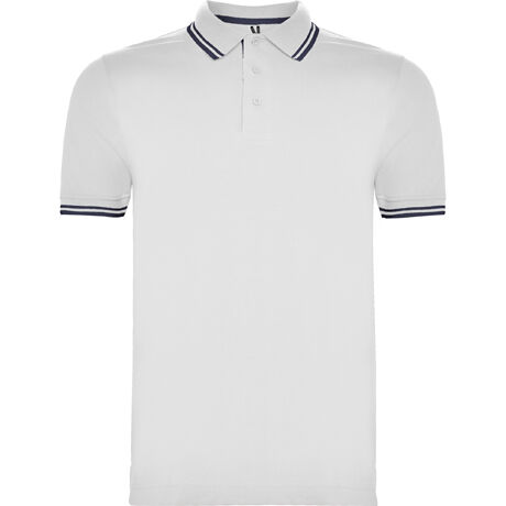 POLO MONTREAL HOMBRE BLANCO/MARINO TALLA 2XL