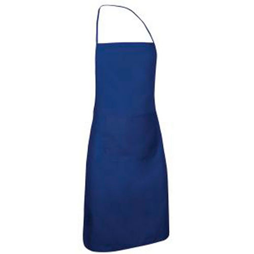 DELANTAL CHEF AZUL ROYAL UNICA