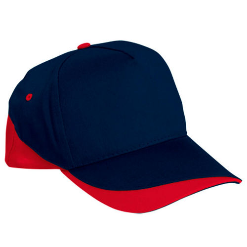 GORRA FORT AZUL MARINO-ROJO ADULTO