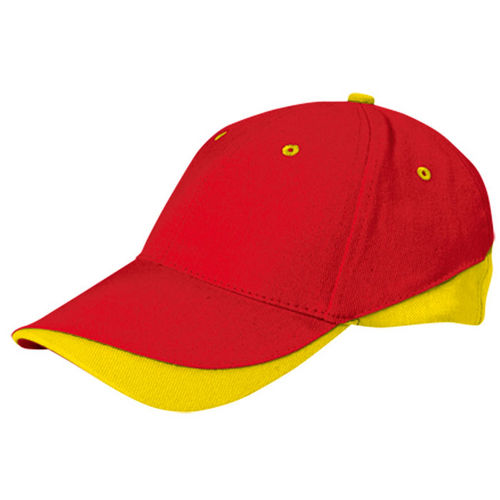 GORRA TUXTON ROJO-AMARILLO ADULTO