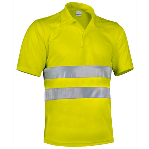 OFERTA POLO A.V. BUILD AMARILLO FLUOR S + REGALO CHALECO REFLECTANTE