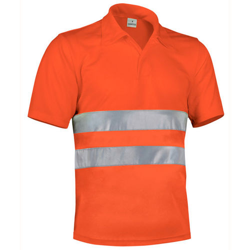 OFERTA POLO A.V. BUILD NARANJA FLUOR S + REGALO CHALECO REFLECTANTE