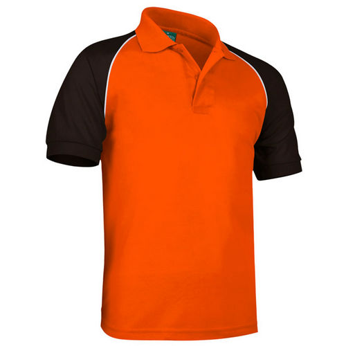 POLO VENUR NARANJA-NEGRO-BLANCO S