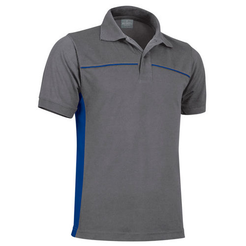 POLO THUNDER GRIS-AZUL ROYAL S