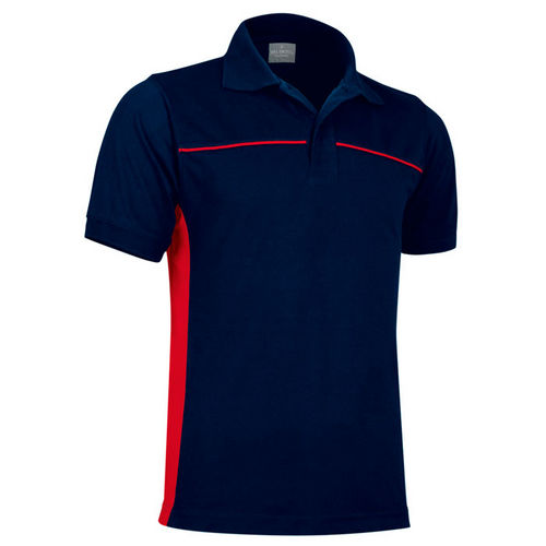 POLO THUNDER AZUL MARINO-ROJO S