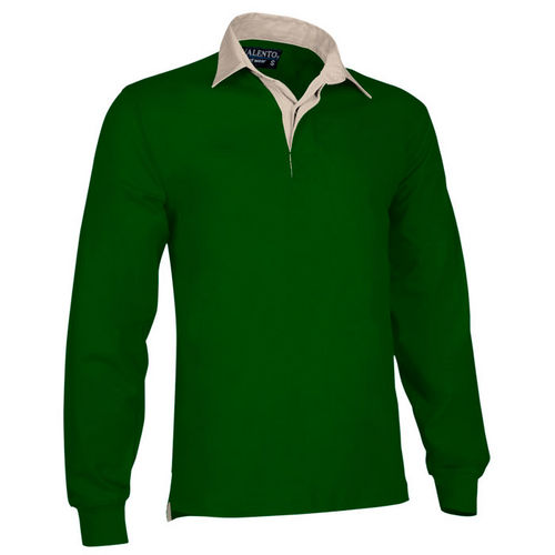 POLO RUGBY SCRUM VERDE BOTELLA S