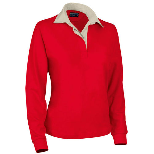 POLO RUGBY MUJER AVANT ROJO XS