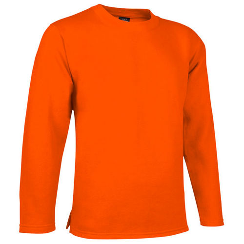 SUDADERA OPEN NARANJA S