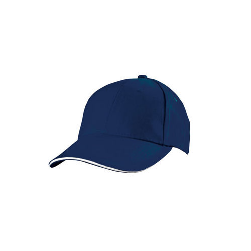 GORRA DE BEISBOL DE 6 PANELES ALGODON AZUL MARINO