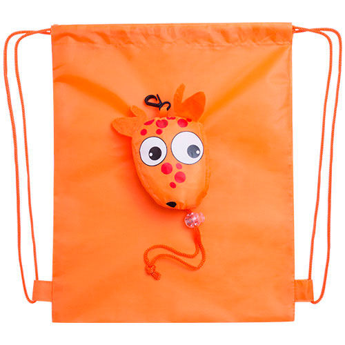 Mochila Plegable Kissa NARANJA