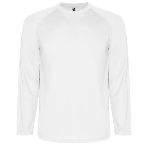 Camiseta técnica  MONTECARLO L/S HOMBRE BLANCO TALLA S