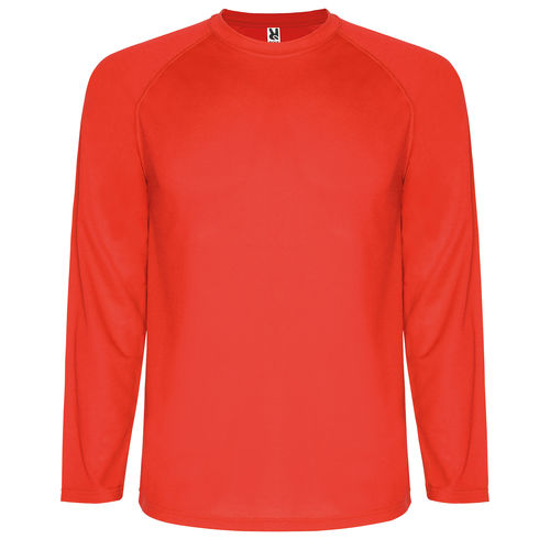 Camiseta técnica  MONTECARLO L/S HOMBRE ROJO TALLA S