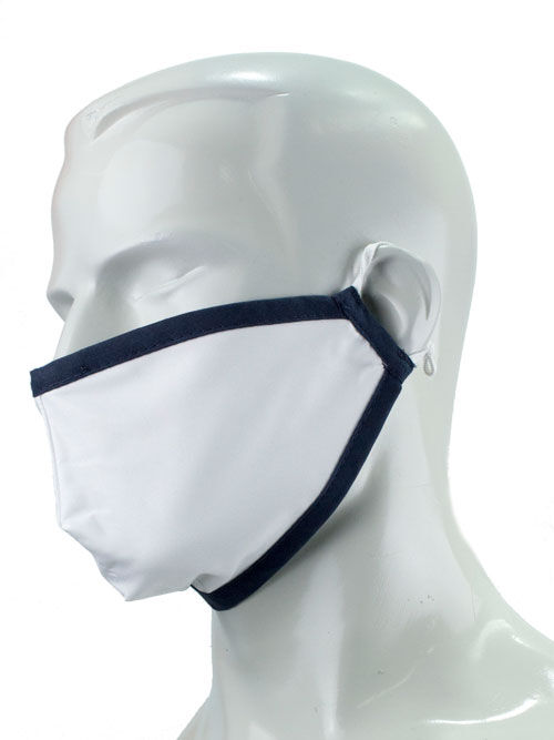 MASCARILLA CERTIFICADA TRIQUETA CON BIES AZUL MARINO TALLA 4